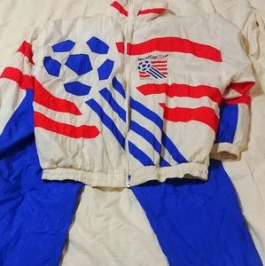 Vintage 1994 XL World Cup USA 🇺🇸 94 track suit